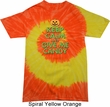 Mens Halloween Shirt Keep Calm and Give Me Candy Tie Dye Tee T-shirt