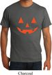 Mens Halloween Shirt Orange Jack O Lantern Organic Tee T-Shirt