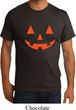 Mens Halloween Shirt Orange Jack O Lantern Organic Tee T-Shirt