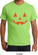 Mens Halloween Shirt Orange Jack O Lantern Organic Tee T-Shirt