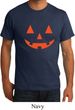 Mens Halloween Shirt Orange Jack O Lantern Organic Tee T-Shirt