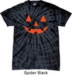 Mens Halloween Shirt Orange Jack O Lantern Spider Tie Dye Tee T-shirt