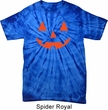 Mens Halloween Shirt Orange Jack O Lantern Spider Tie Dye Tee T-shirt