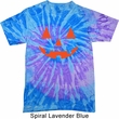 Mens Halloween Shirt Orange Jack O Lantern Tie Dye Tee T-shirt