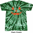 Mens Halloween Shirt Orange Jack O Lantern Twist Tie Dye Tee T-shirt