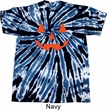 Mens Halloween Shirt Orange Jack O Lantern Twist Tie Dye Tee T-shirt