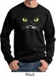 Mens Halloween Sweatshirt Black Cat Sweat Shirt
