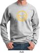 Mens Halloween Sweatshirt Evil Smiley Face Sweat Shirt