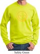 Mens Halloween Sweatshirt Evil Smiley Face Sweat Shirt