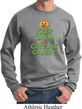 Mens Halloween Sweatshirt Keep Calm and Give Me Candy Sweat Shirt