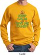 Mens Halloween Sweatshirt Keep Calm and Give Me Candy Sweat Shirt