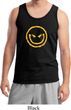 Mens Halloween Tanktop Evil Smiley Face Tank Top