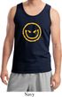 Mens Halloween Tanktop Evil Smiley Face Tank Top