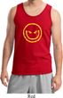 Mens Halloween Tanktop Evil Smiley Face Tank Top