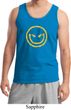 Mens Halloween Tanktop Evil Smiley Face Tank Top