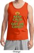 Mens Halloween Tanktop Keep Calm and Give Me Candy Tank Top
