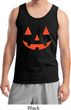 Mens Halloween Tanktop Orange Jack O Lantern Tank Top