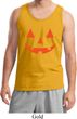 Mens Halloween Tanktop Orange Jack O Lantern Tank Top