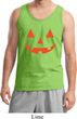 Mens Halloween Tanktop Orange Jack O Lantern Tank Top