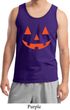 Mens Halloween Tanktop Orange Jack O Lantern Tank Top