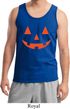 Mens Halloween Tanktop Orange Jack O Lantern Tank Top