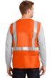 Mens High Visibility Cycle Safety Vest with Mesh Back