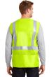 Mens High Visibility Cycle Safety Vest with Mesh Back