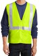 Mens High Visibility Neon Vest with Reflective Tape