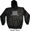 Mens Hoodie Alcohol Tobacco Firearms ATF Tie Dye Hoody