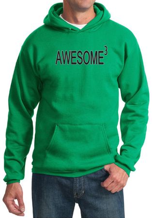 Mens Hoodie Awesome Cubed Hoody