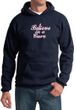 Mens Hoodie Breast Cancer Awareness Believe in a Cure Hoody
