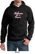 Mens Hoodie Breast Cancer Awareness Believe in a Cure Hoody