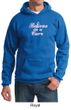 Mens Hoodie Breast Cancer Awareness Believe in a Cure Hoody