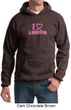 Mens Hoodie Breast Cancer Awareness I Heart a Survivor Hoody