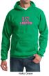Mens Hoodie Breast Cancer Awareness I Heart a Survivor Hoody