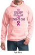 Mens Hoodie Breast Cancer Awareness Keep Calm Hoody