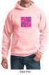 Mens Hoodie Breast Cancer Awareness Love Hope Hoody
