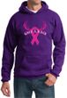 Mens Hoodie Breast Cancer Awareness Save a Rack Hoody