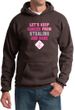 Mens Hoodie Breast Cancer Awareness Second 2nd Base Hoody