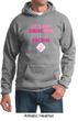 Mens Hoodie Breast Cancer Awareness Second 2nd Base Hoody