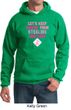 Mens Hoodie Breast Cancer Awareness Second 2nd Base Hoody