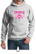 Mens Hoodie Breast Cancer Awareness Tackle Cancer Hoody