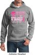 Mens Hoodie Halloween Scary Breast Cancer Deadly Hoody