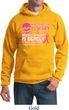 Mens Hoodie Halloween Scary Breast Cancer Deadly Hoody
