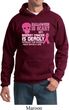 Mens Hoodie Halloween Scary Breast Cancer Deadly Hoody