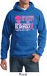 Mens Hoodie Halloween Scary Breast Cancer Deadly Hoody