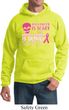Mens Hoodie Halloween Scary Breast Cancer Deadly Hoody