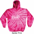 Mens Hoodie Halloween Scary Breast Cancer Deadly Tie Dye Hoody