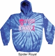 Mens Hoodie Halloween Scary Breast Cancer Deadly Tie Dye Hoody