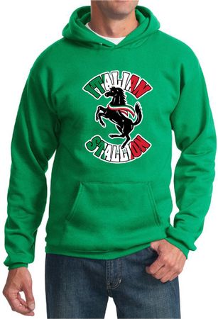 Mens Hoodie Italian Stallion Hoody